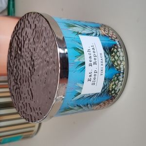 Tiki Beach Bath & Bodyworks candle